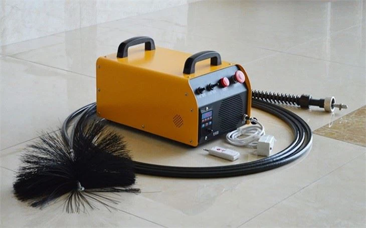 Rotary brush cleaning machine